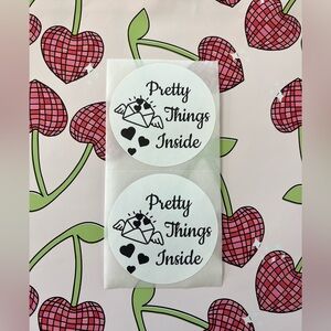 100 -Custom Made Pretty Things Inside Stickers 2”